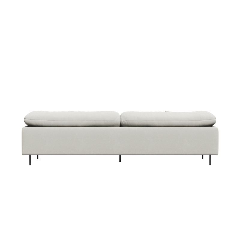 Collar 3-Seater, Cotton Blend, Ivory