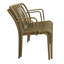 Badi Stackable Outdoor Patio Dining Armchair-726881101