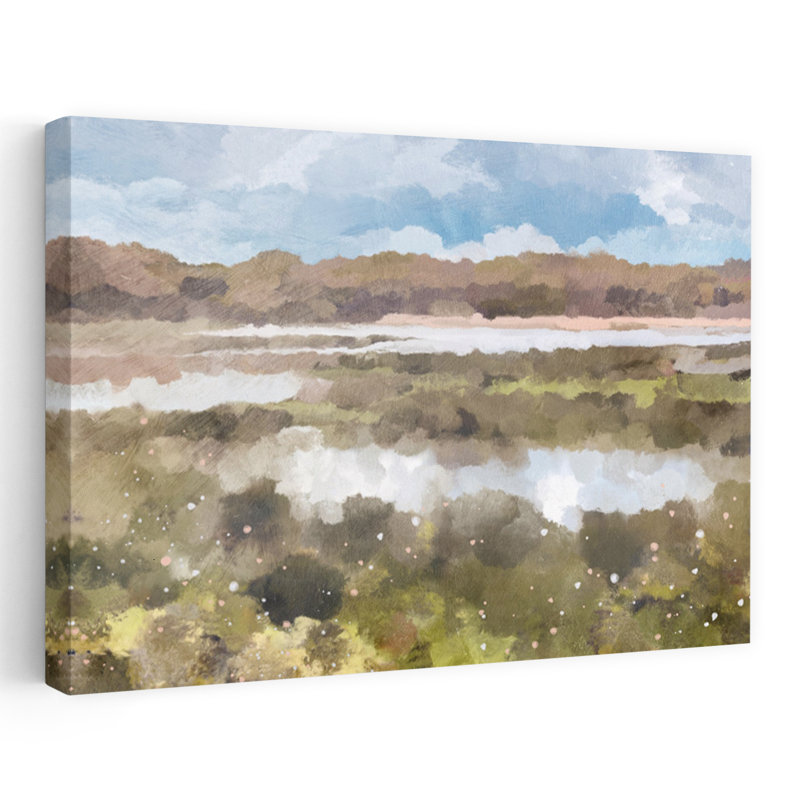 Art contemporain contemporain, paysage forestier abstrait, H 48 po x l 32 po