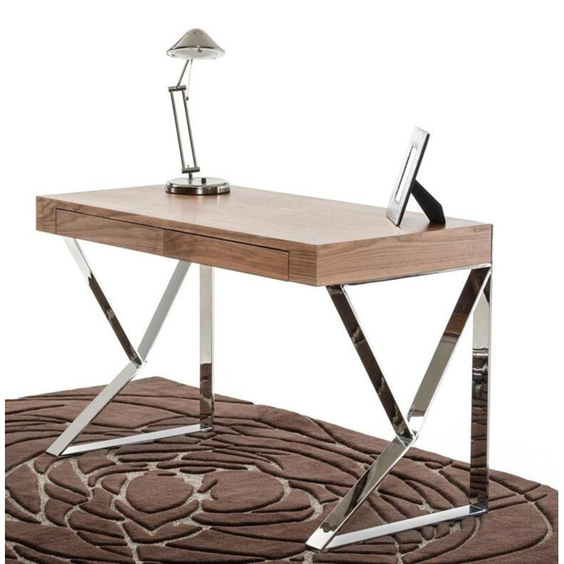 Saedi Metal Base Secretary Desk