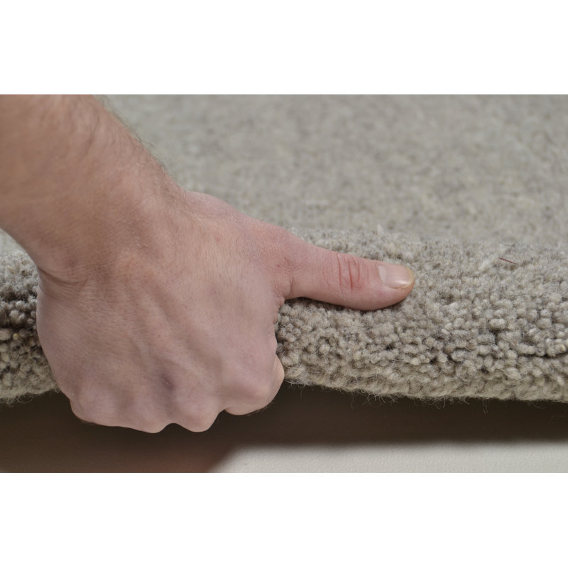 Pilkington Solid Colour Wool Area Rug, Rectangular 90 x 160cm