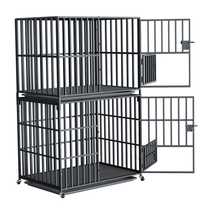 Leitha Stackable Pet Cage, 156.5cm H x 107cm W x 77cm D