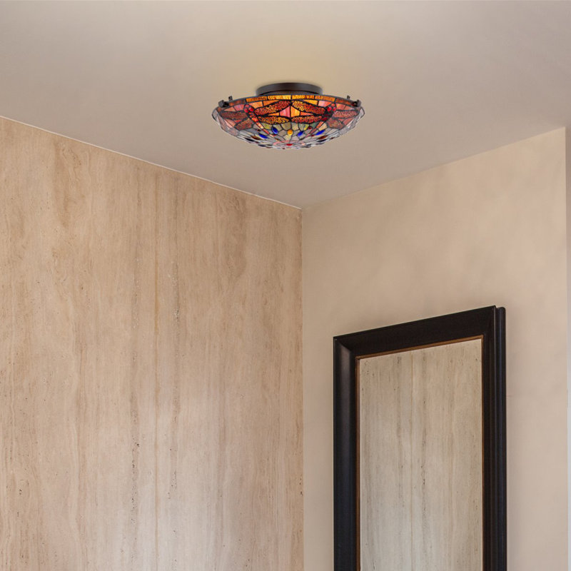 Whitsett Glass Flush Mount