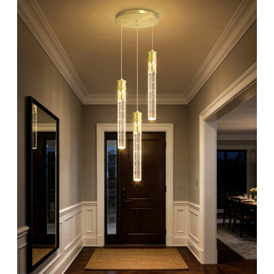 Luminaire suspendu à DEL pour îlot de cuisine à intensité variable