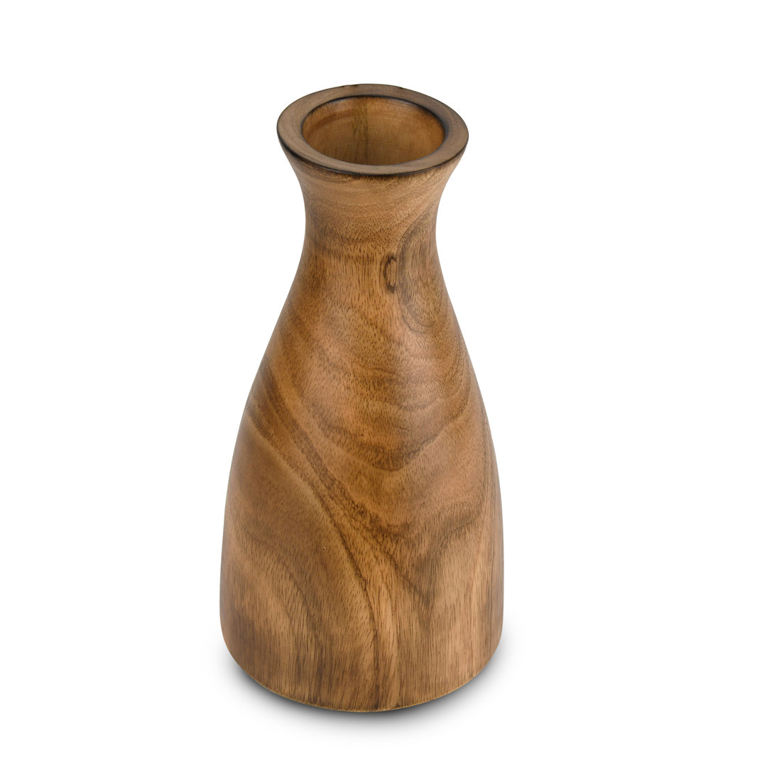 Scorpio Handmade Wood Table Vase Millwood Pines