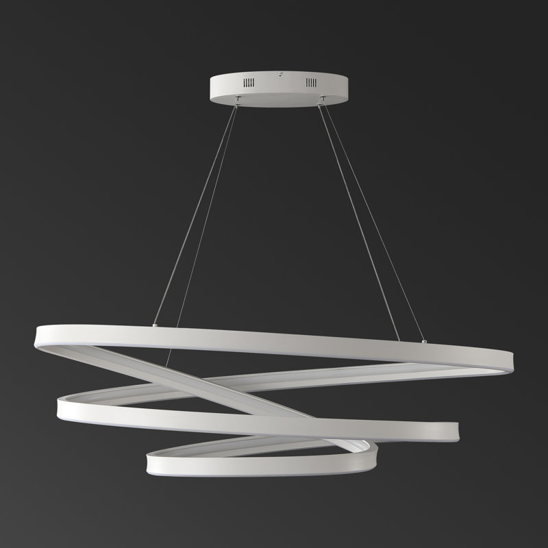Yasmine 1 - Light LED Chandelier, White