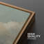 «Green Marshland Cloud», art de paysage, images de salon, estampe numérique sur toile encadrée, 3 pièces-131476573-131476576