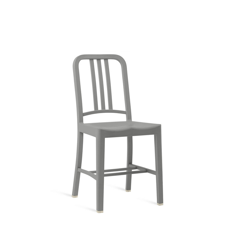 111 Navy® Side Chair by Coca-Cola, Flint Gray