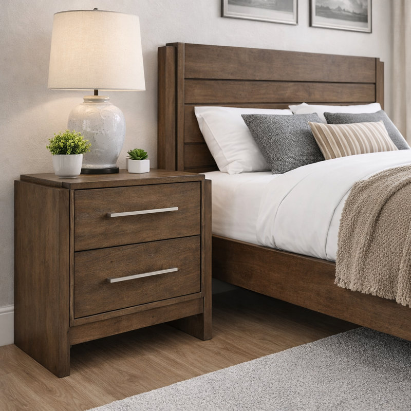 Vevay 26" W Solid Wood Nightstand