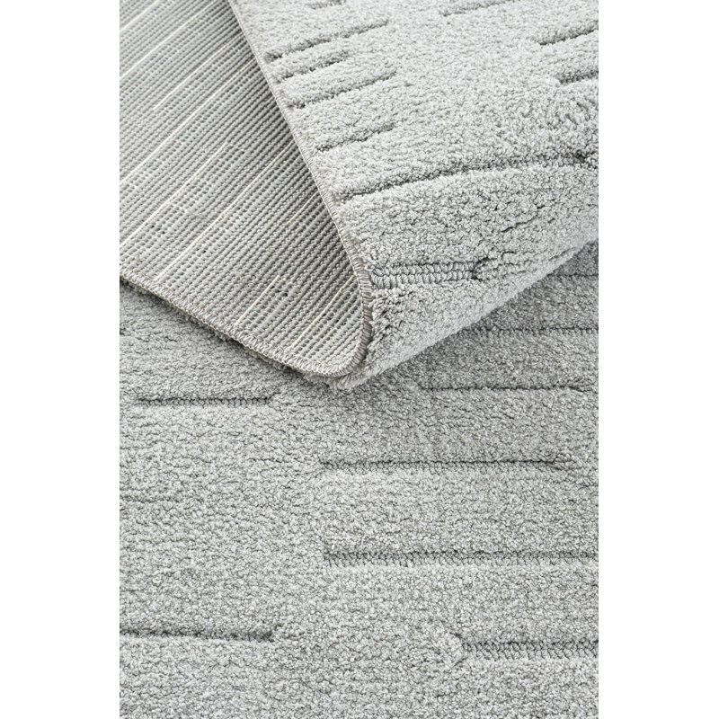 Ramiz Striped Machine Made Indoor / Outdoor Area Rug, Rectangle 3'11" x 5'10"