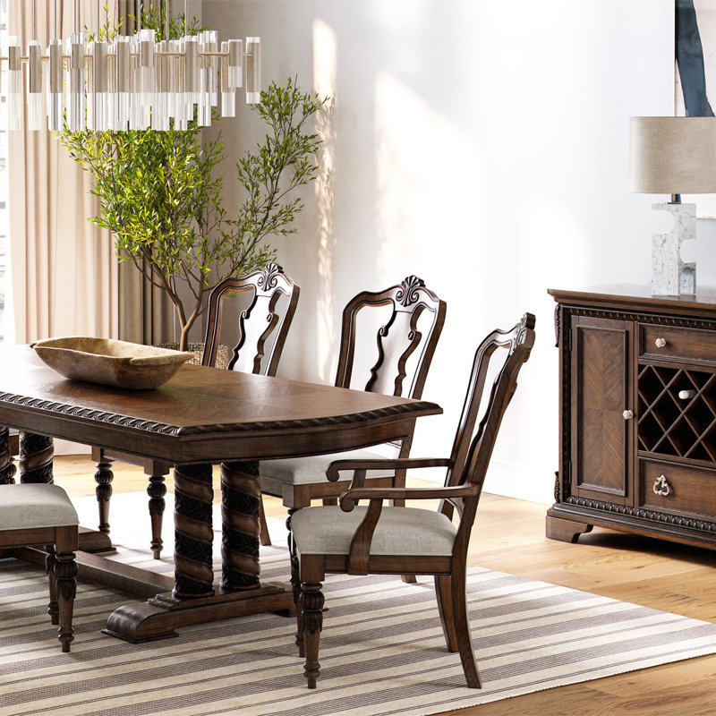 Chaise d'appoint en acajou traditionnel