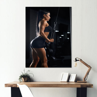 Haltérophile femme Gym Portrait II
