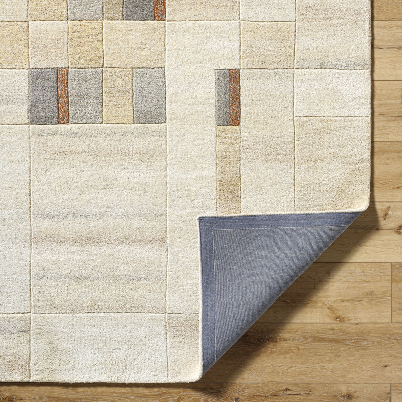 Tapis fabriqué à la main Ermalinda FM-7247, Rectangle de 5 pi x 8 pi