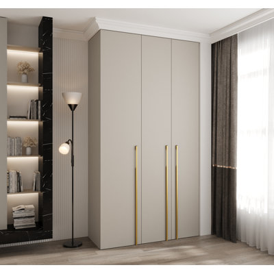 3 Door Manufactured Wood Wardrobe