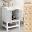 61mm Single Bathroom Vanity with Ceramic Basin-452213184