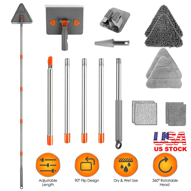 2 en 1 Mop Cleaner Wall Mop Cleaner Mop With Squeegee