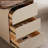 70.87"Beige Rectangular Solid + Manufactured Wood Desk,3-drawer-1762031009