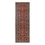 Fine Hand knotted Persian Bidjar runner 2'1'X 6'4"