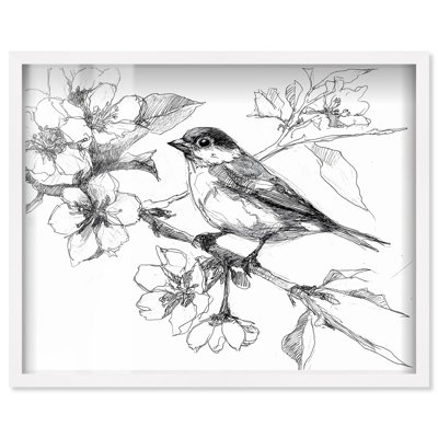 Botanical Sketch II Botanical Art Shadowbox Print by Art Remedy