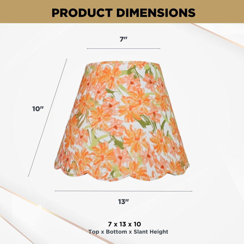 10'' H Fabric Empire Lamp Shade