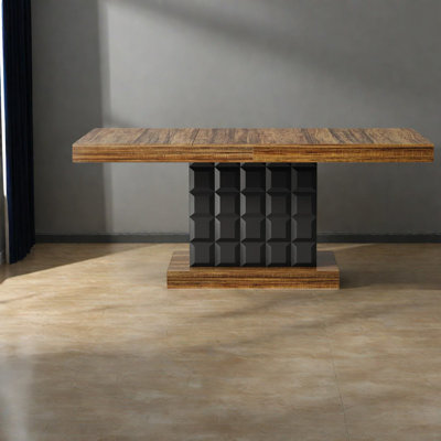 Modern Spacious Dining Tables, Mdf Construction, Contemporary Kitchen Use