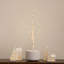 3ft. Pre-Lit Artificial White Birch Tree with 120 Warm White LED Lights