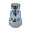 Vase en verre sculpté cylindrique empilé silhouette côtière moderne Accent décoratif contemporain Forme géométrique Présentoir de table Style transitionnel Décoration artisanale.-138665929