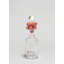 Toucan Clear/Red/Gold 13.39" Porcelain Table Vase
