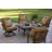 Byrge Swivel Powder Coated Aluminum Outdoor Lounge Chair