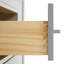 Meuble-lavabo simple 48 po avec plateau en quartz blanc Macnair-85364202