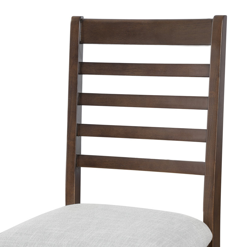 4-Piece Farmhouse Dining Chairs Set, 4, Walnut