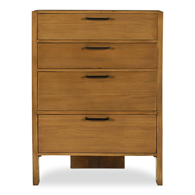 Commode 4 tiroirs Agardi - brun