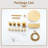12 Inch Rainfall Thermostatic Shower System with Body Jets, and 3-Sprays Handheld with a Shelf-94402020