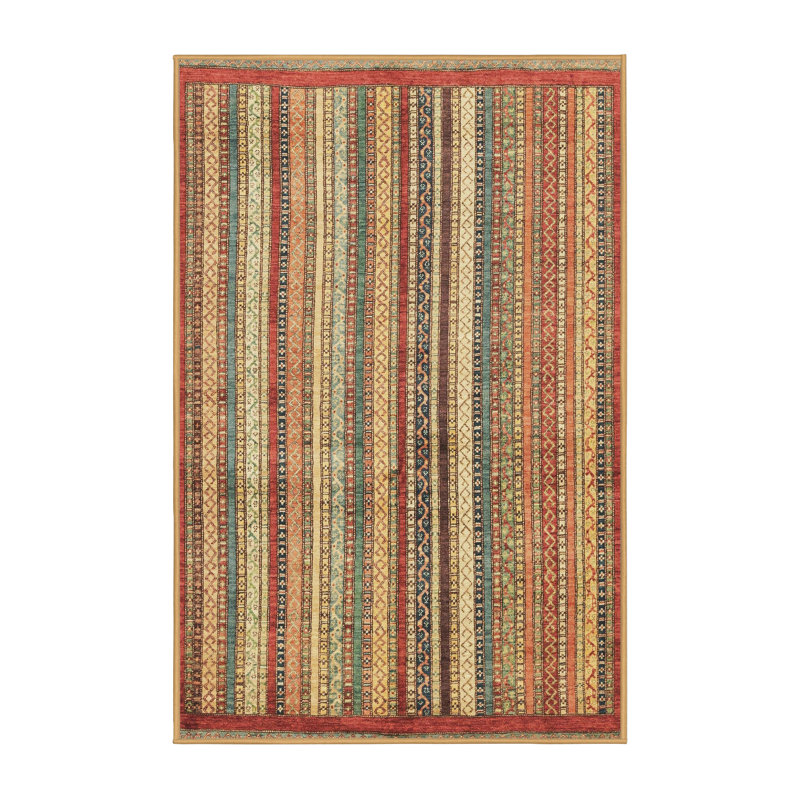 Abstract Indoor Rug, Runner 2' x 5'