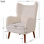 Chaise d'appoint à haut dossier