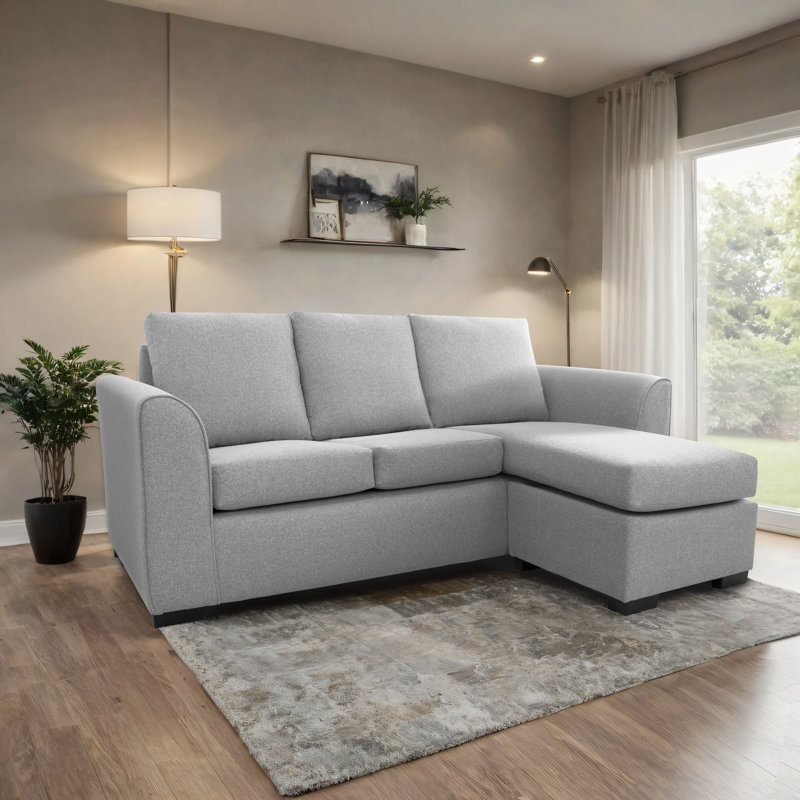 Celis 3 Seater Sofa & Chaise, Ashley Silver