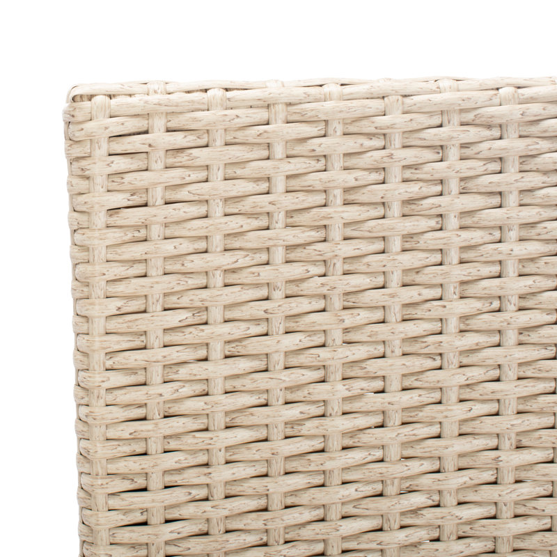 Hailee Beige Wicker 8-Person Outdoor Dining Set with Cushions