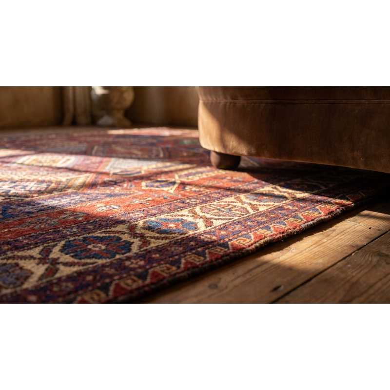Tribal Geometric Late 19th Century Antique Caucasian Flatweave Dragon Soumak Rug