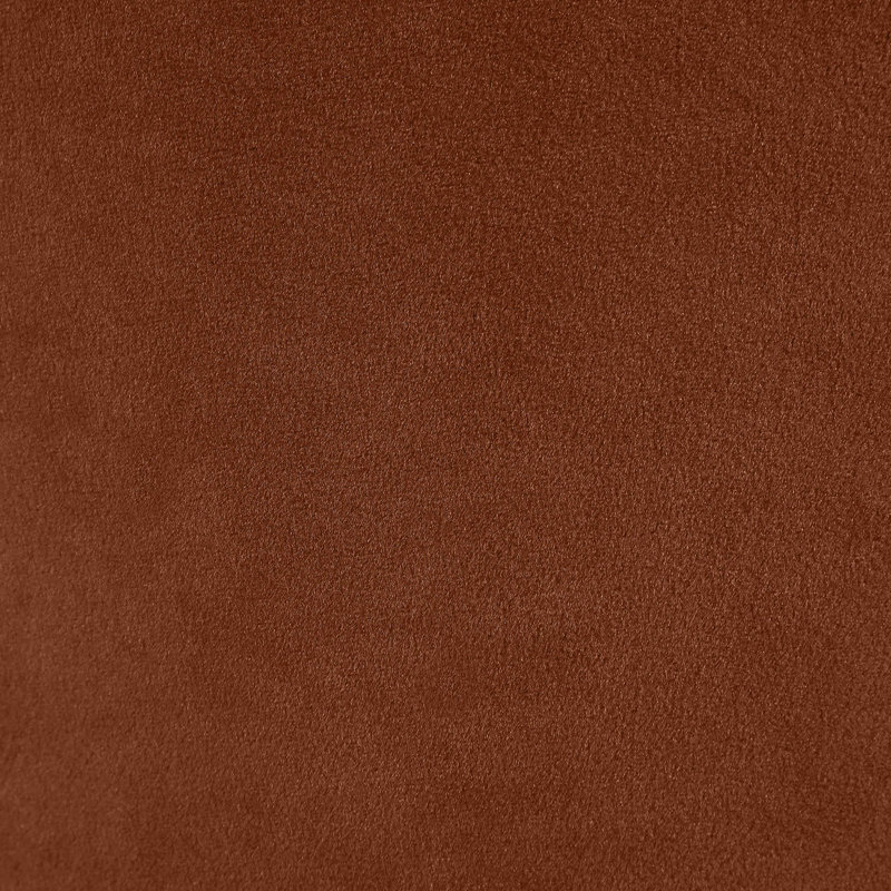 Chaise rembourrée Varinelle, Velours cognac, Naturel