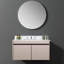 Dessus de meuble-lavabo en marbre, comptoir de salle de bain avec lavabo central encastré rectangulaire et dosseret de 4 po de hauteur, comptoir avec trou pré-percé, Carrare avec veines