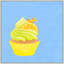 Orange Sunrise Cupcake Print by Katy Montica-1043982028-1043982064
