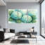 Hydrangea, impression sur toile à motif floral sur toile, ensemble de 3-298441560
