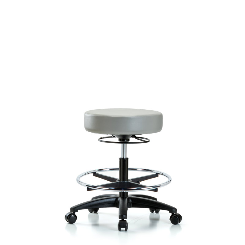 Tabouret de laboratoire Calliope, Roulettes, Colombe