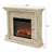 44.5"W Freestand Electric Fireplace With Remote Control-1791109618