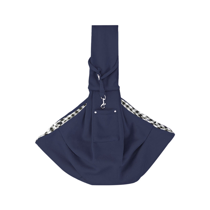 Sac à dos pour animaux de compagnie pour chats et chiens, 29,53 x 25,59 x 4,72 pouces, bleu marine, Marine