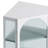 Wall-Mounted Corner Cabinet with Glass Doors – 4-Tier Space-Saving Storage for Bathroom, Living Room & Bedroom | Modern Rust-Resistant Design