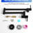 Wall Mount Pot Filler Faucet - Matte Black, Single Hole, 360 Rotation, Two Handles, Stretchable Arm, Kitchen Stove Black Mounted Swing, Brass, Use-369013286