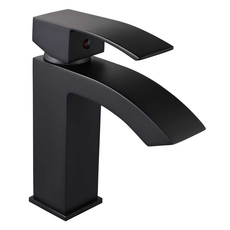 Aquaterior Single-hole Single-handle Bathroom Faucet, Oil Rubbed Bronze