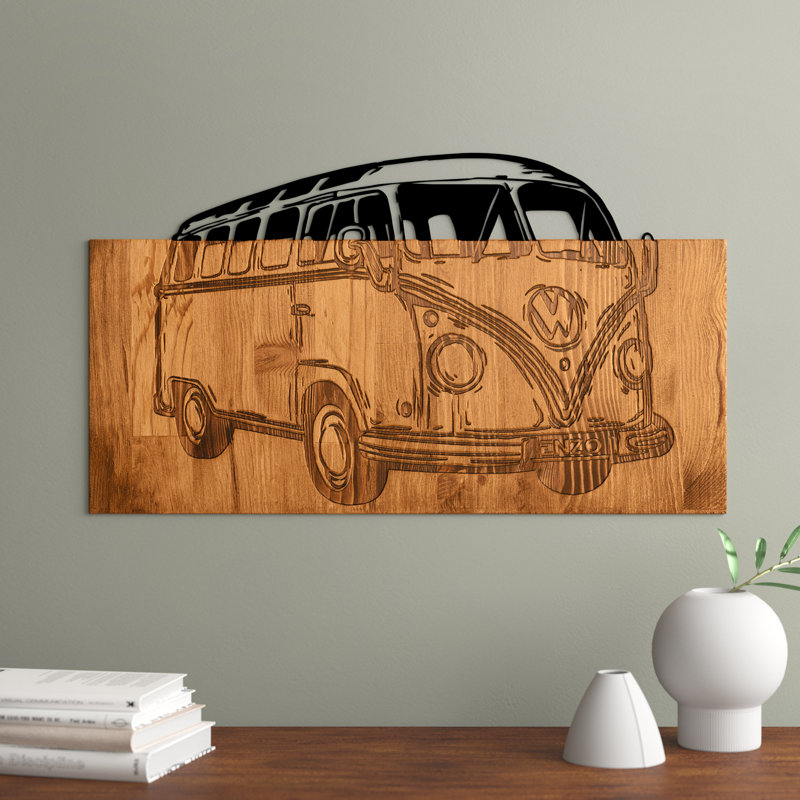 Décoration murale en bois
