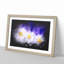 Three White Daisies Paint Splash - Picture Frame Graphic Art-62806424-62806438